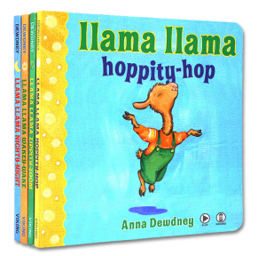 羊驼拉玛Llama Llama纸板书 4册【点读版】