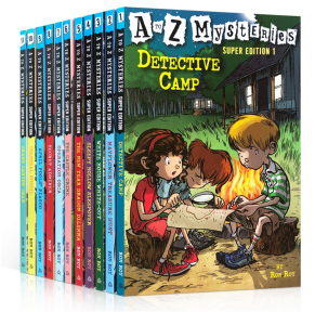 双12清仓价！《A to Z Mysteries》神秘案件续集Super Edition 11+3共14册无点读无音频