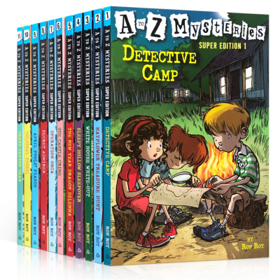 双12清仓价！《A to Z Mysteries》神秘案件续集Super Edition 11+3共14册无点读无音频