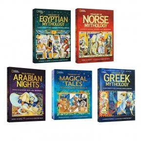 T价处理！！国家地理神话故事系列5册National Geographic Greek Mythology希腊神话（送音頻）