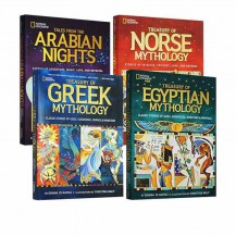 特价！国家地理神话故事系列4册National Geographic Greek Mythology希腊神话（送音頻）
