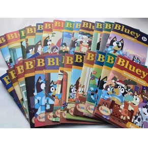 动画版：Bluey布鲁伊 英语台词书第一季26本