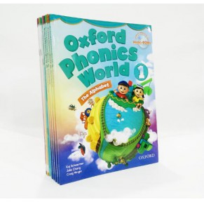 售罄！[原版]牛津拼读教材Oxford Phonics World全套1-5