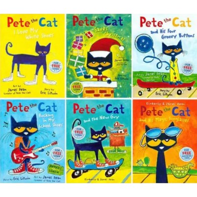 皮特猫 Pete the Cat 6册点读版