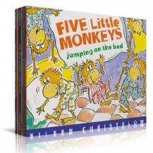 五只小猴子 Five Little Monkeys 9本点读版