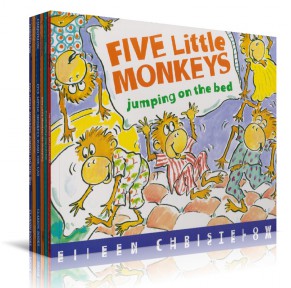 五只小猴子 Five Little Monkeys 9本点读版