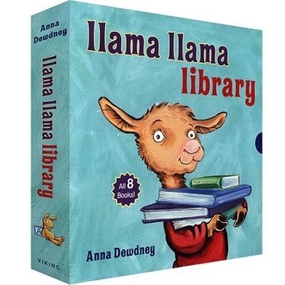 [超值价]羊驼拉玛llama llama library8册盒装