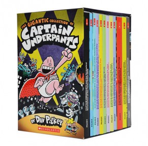 内裤超人Captain Underpants12册黑白版