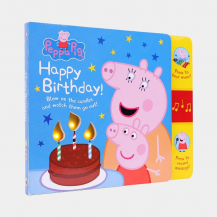 小猪佩奇生日书 peppa pig 纸板书