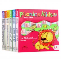 棒棒幼儿英语拼读 Phonics Kids 1-6全套12册点读版（正版不带盒子光盘）