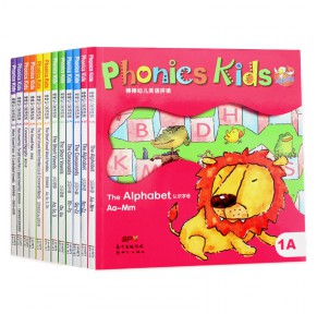 棒棒幼儿英语拼读 Phonics Kids 1-6全套12册点读版（正版不带盒子光盘）