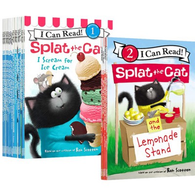 清仓特价！[有声点读]I can read 系列 Splat the Cat 啪嗒猫20册